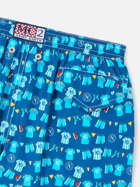 Bañador Jean Lighting con estampado integral SSC Napoli Balconi | SSC NAPOLI SPECIAL EDITION 