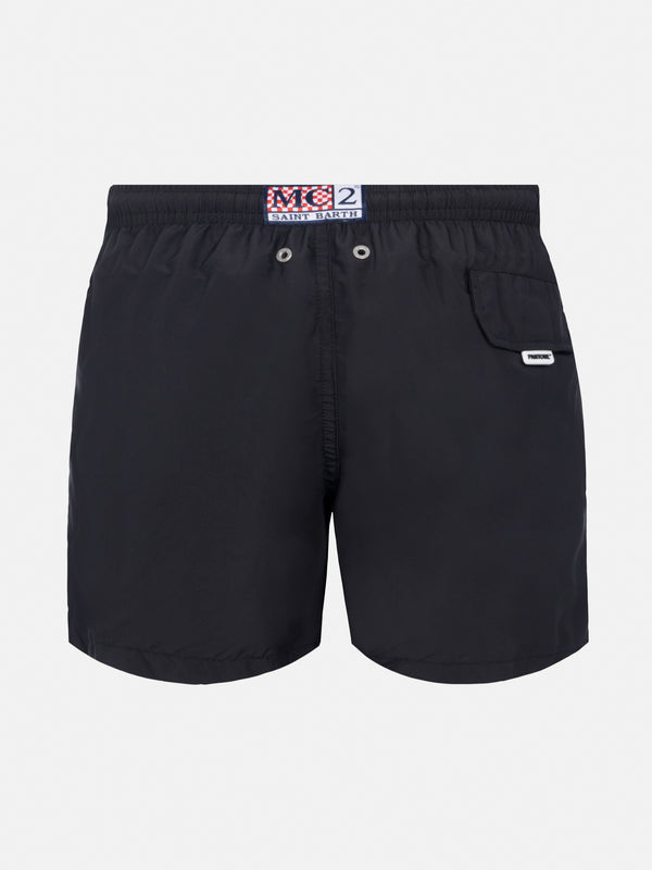 Jean Lighting Pantone lightweight black swim shorts | PANTONE® SPECIAL EDITION