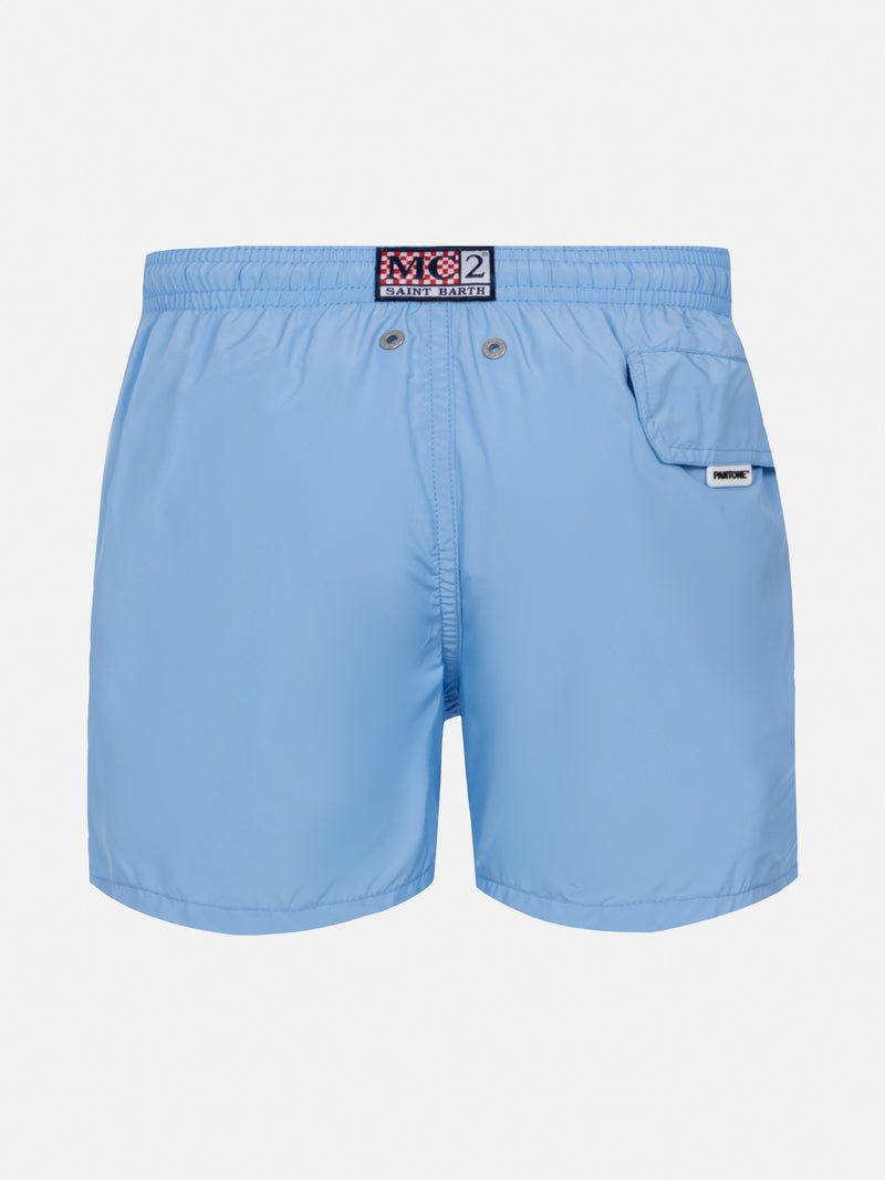 Jean Lighting Pantone lightweight sky blue swim shorts  | PANTONE® SPECIAL EDITION