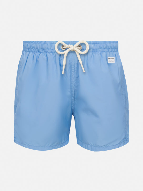 Jean Lighting Pantone lightweight sky blue swim shorts  | PANTONE® SPECIAL EDITION