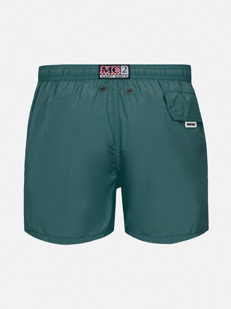 Jean Lighting Pantone lightweight British green swim shorts  | PANTONE® SPECIAL EDITION