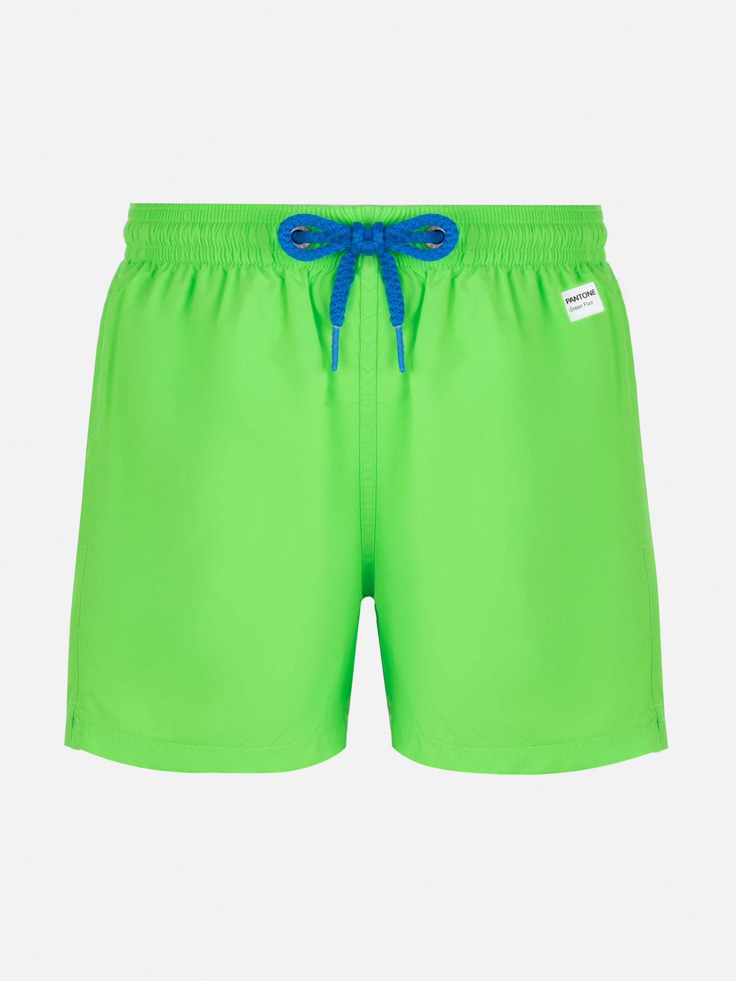 Jean Lighting Pantone lightweight fluo green swim shorts  | PANTONE® SPECIAL EDITION
