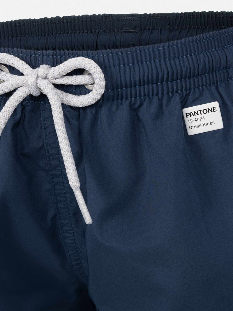 Jean Lighting Pantone lightweight navy blue swim shorts  | PANTONE® SPECIAL EDITION