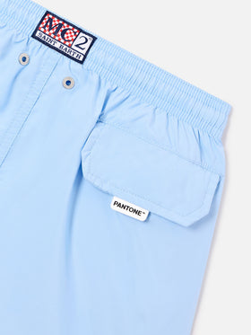 Bañador Jean Lighting Pantone color liso azul cielo 