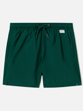Short de bain Jean Lighting Pantone uni British Green 