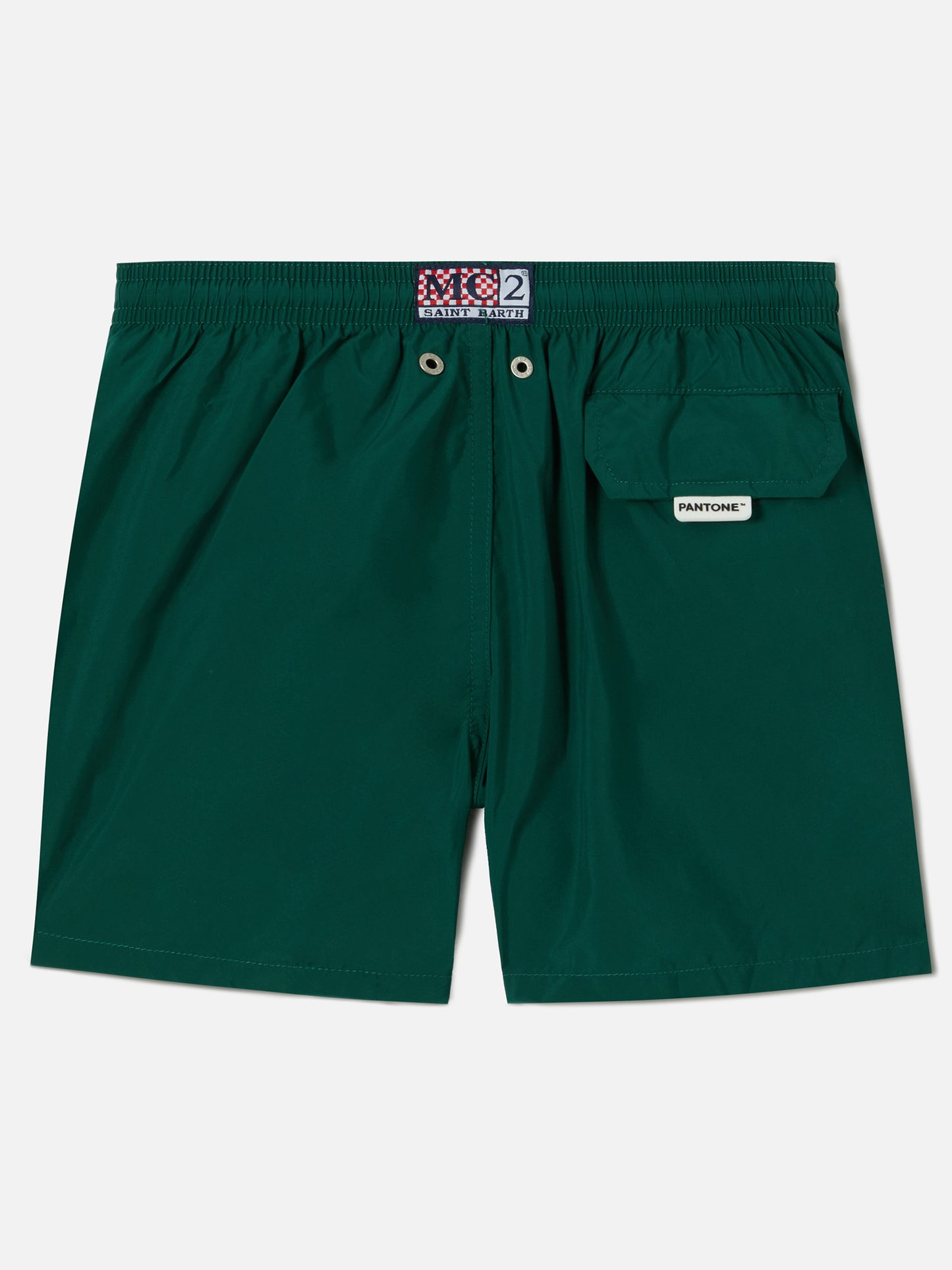 Short de bain Jean Lighting Pantone uni British Green 