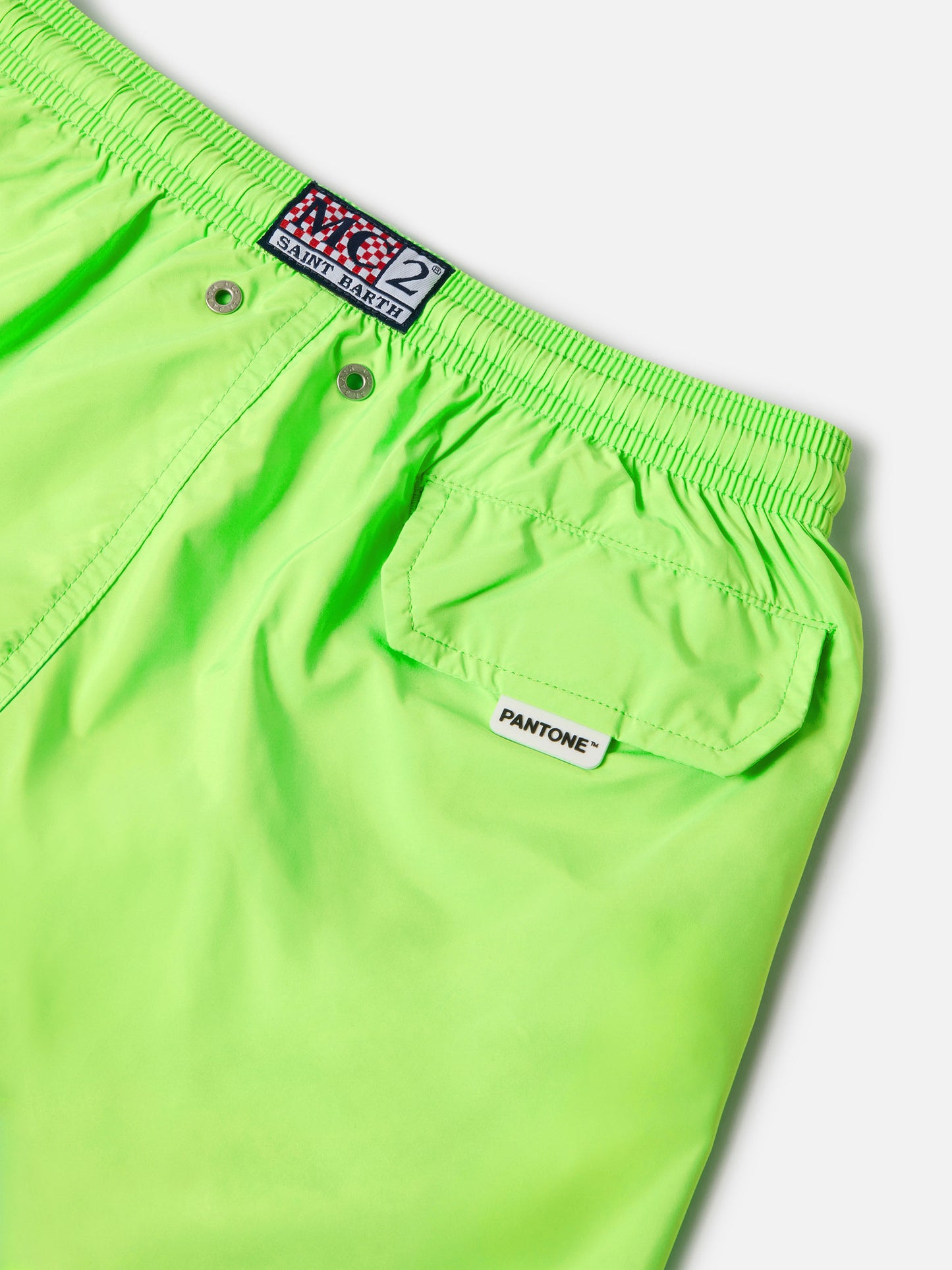 Jean Lighting Pantone swim shorts solid Fluo Green