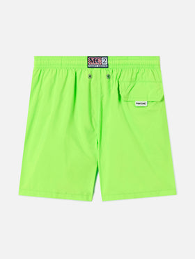 Jean Lighting Pantone swim shorts solid Fluo Green