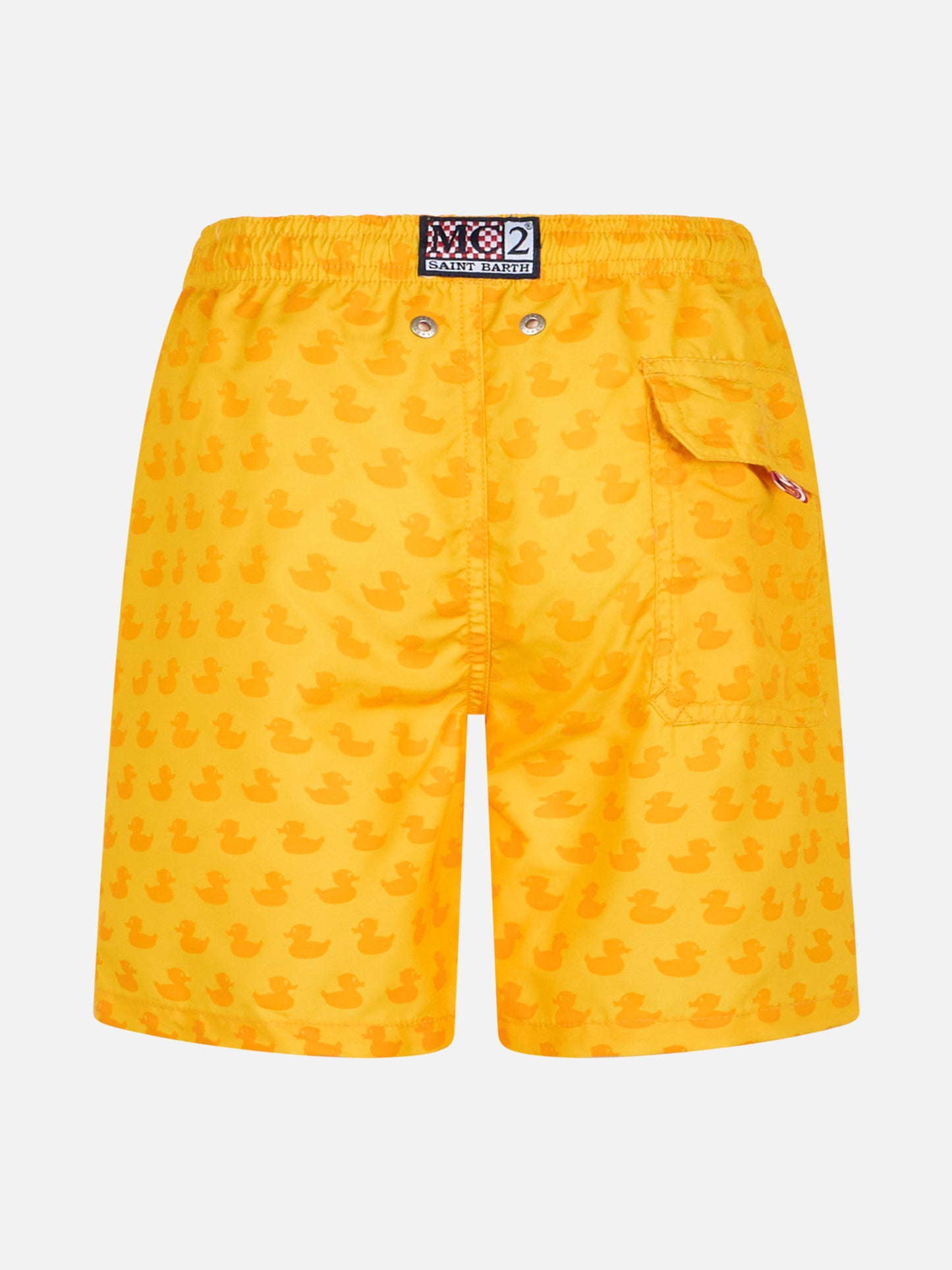 Swimshort boy with temperature-reactive print - Ducky print - MC2 Saint Barth