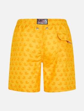 Swimshort boy with temperature-reactive print - Ducky print - MC2 Saint Barth