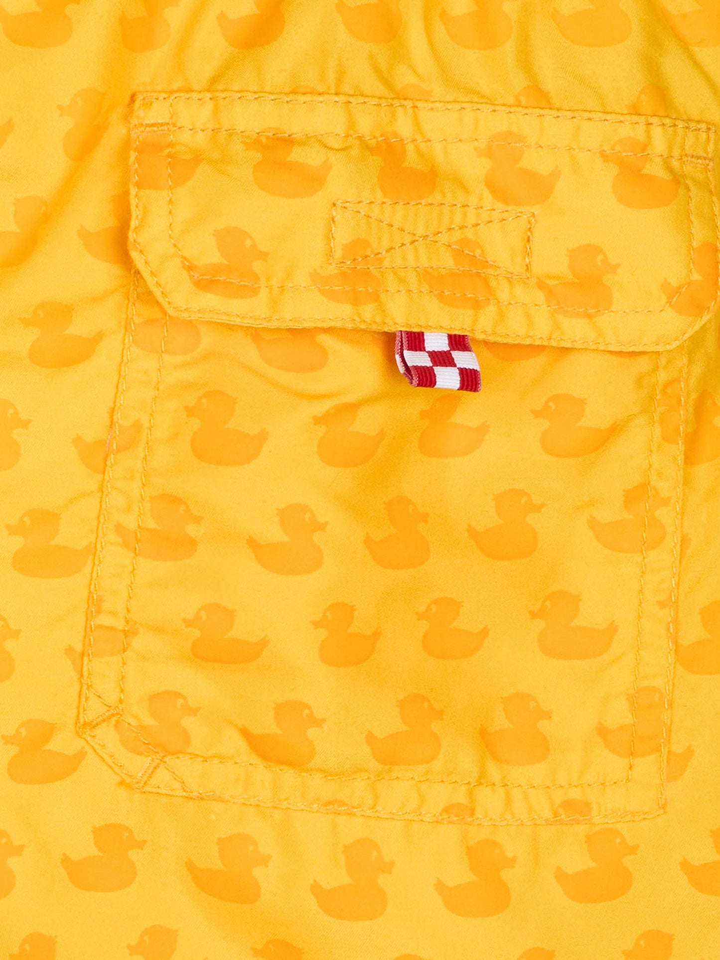 Swimshort boy with temperature-reactive print - Ducky print - MC2 Saint Barth