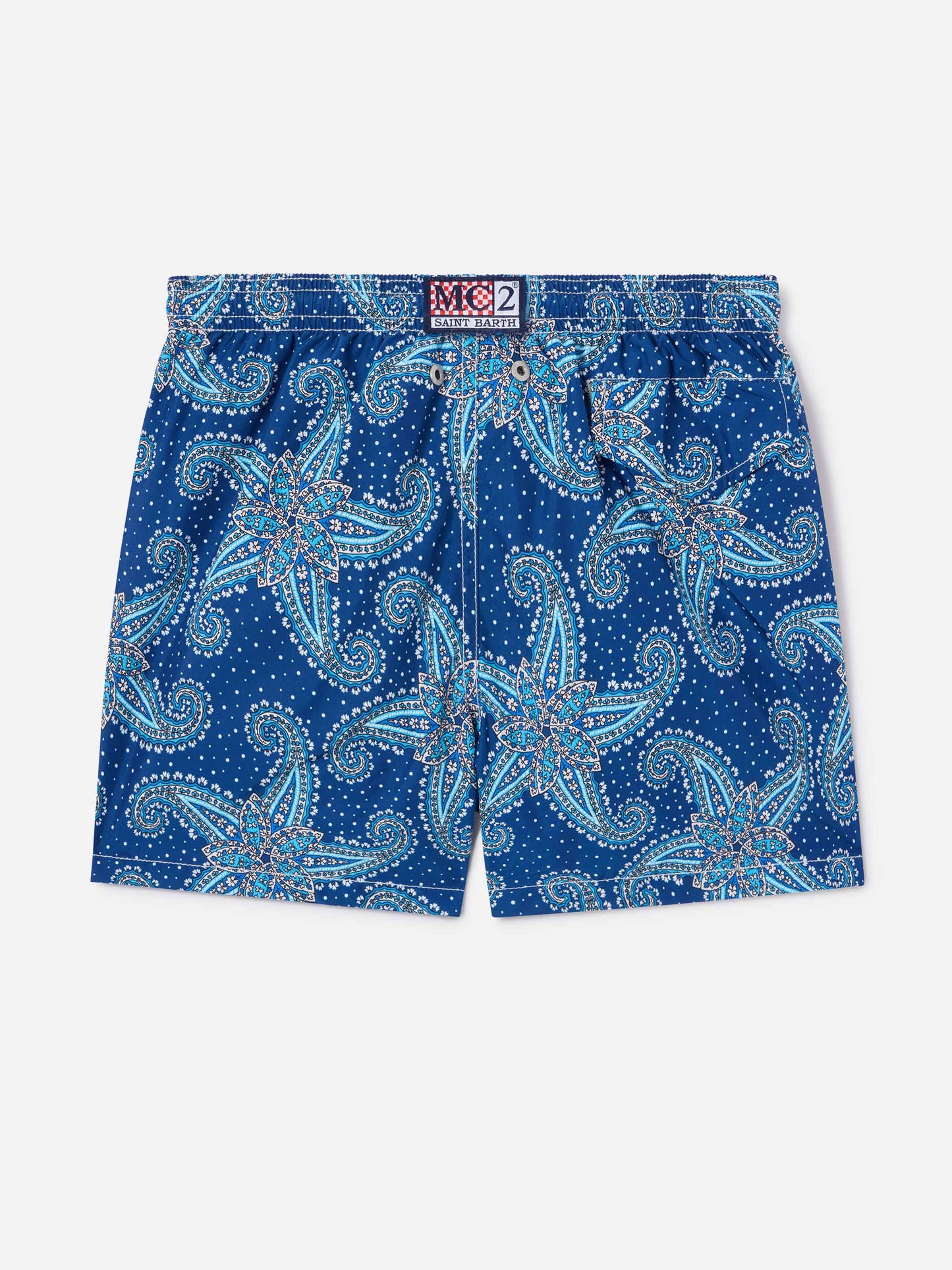 Bañador shorts para niño con estampado paisley 