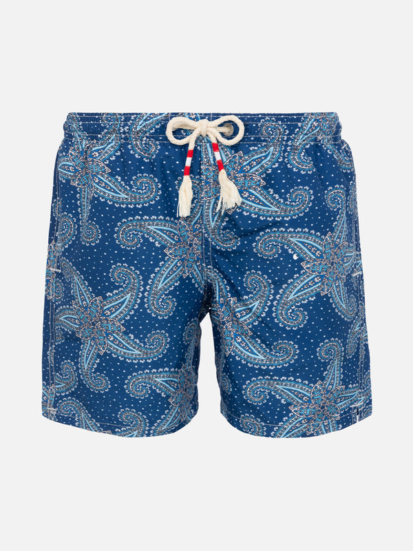 Costume da bagno da bambino con stampa paisley