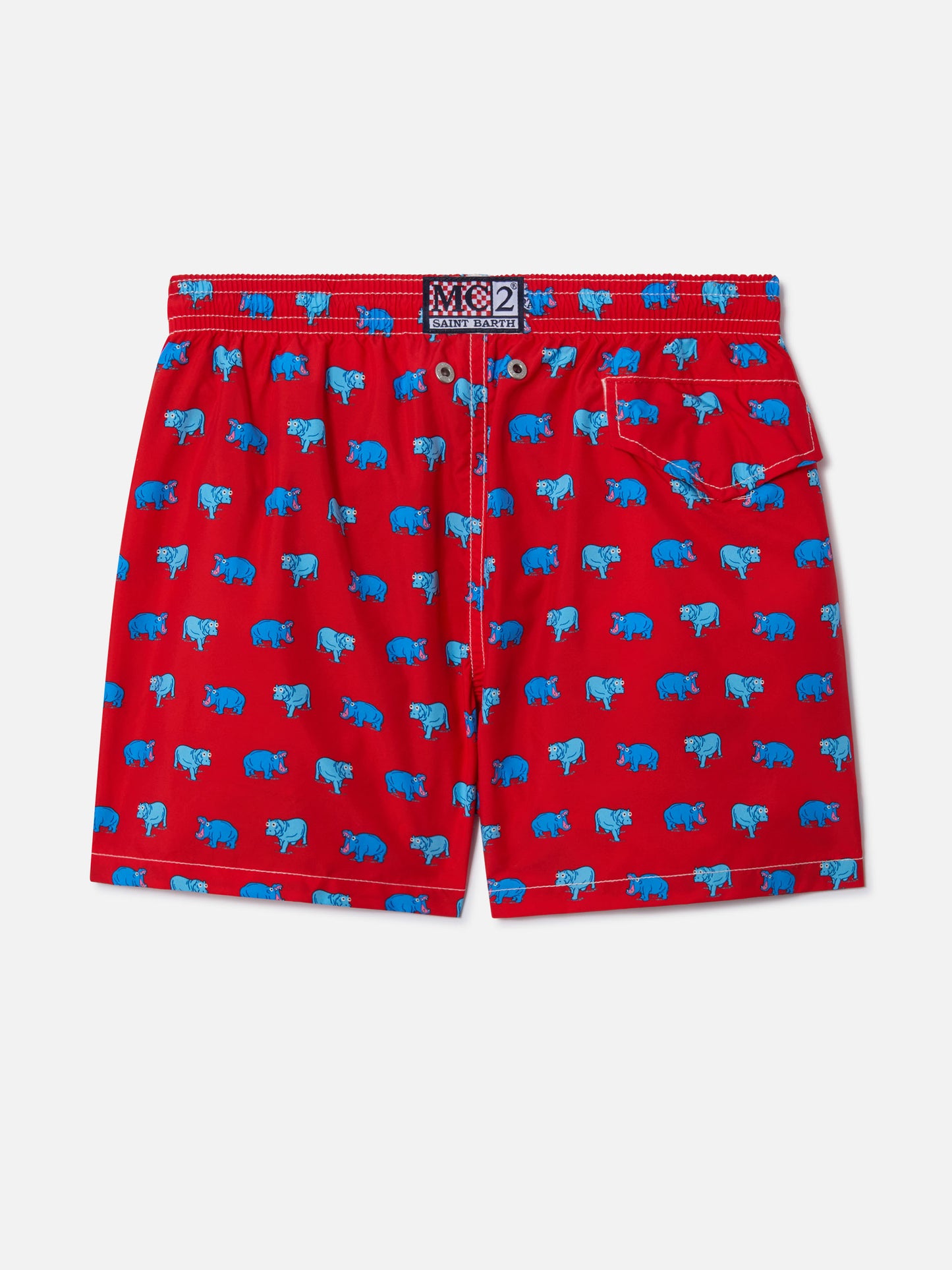 Bañador ligero Jean Lighting 70 con estampado de hipopótamo 