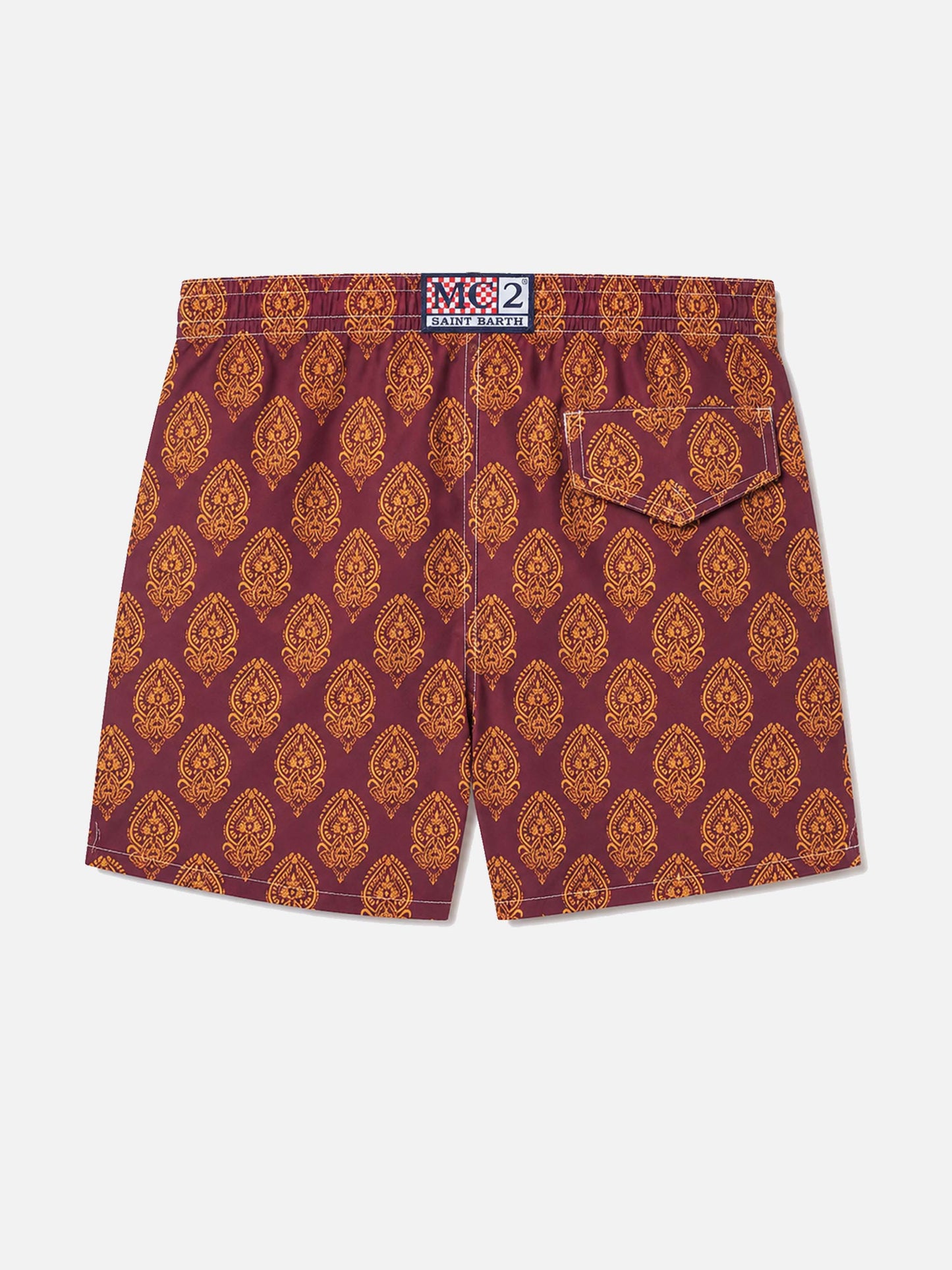 Jean Lighting 70 leichte Badeshorts mit indischem Muster