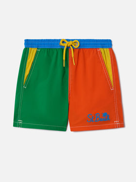 Short de bain multicolore garçon 