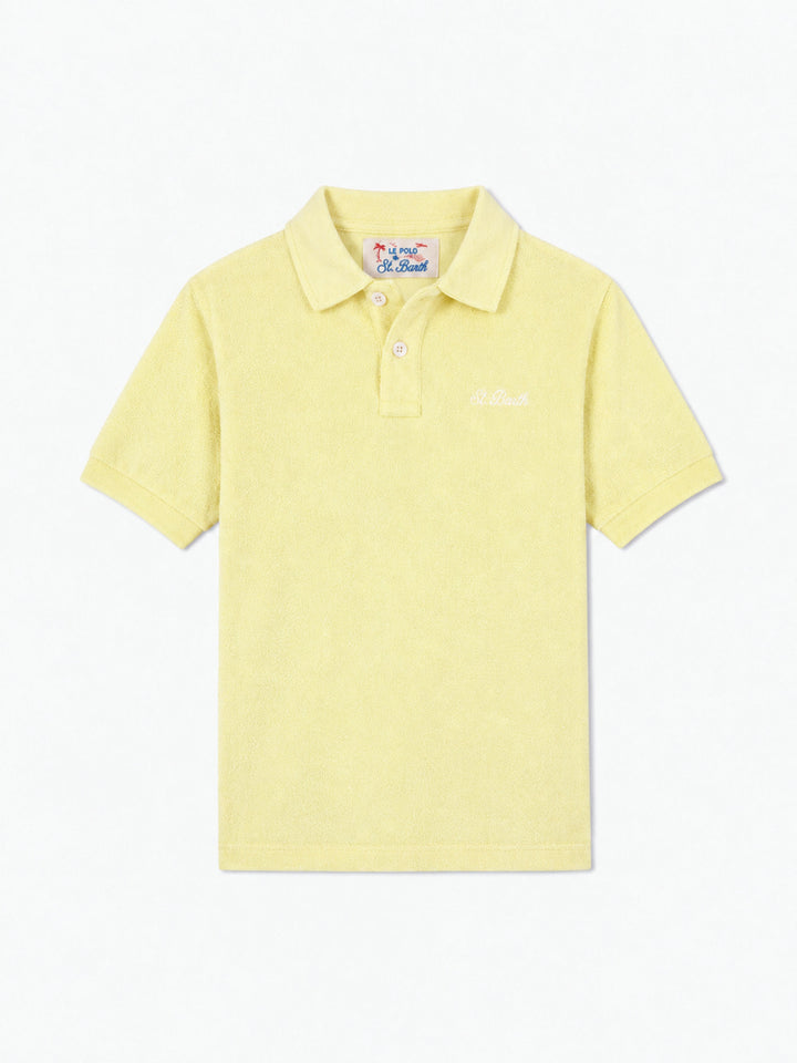 Polo Jeremy Jr giallo chiaro in spugna