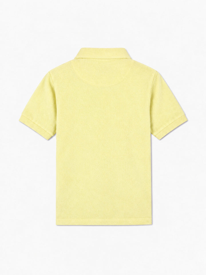 Polo Jeremy Jr giallo chiaro in spugna