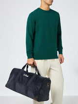 Navy blue corduroy travel duffel bag Jetleg