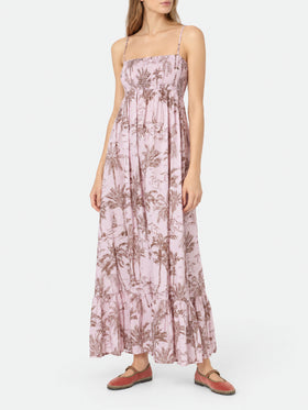 Robe en coton pour femme Jemma avec broderie smockée 