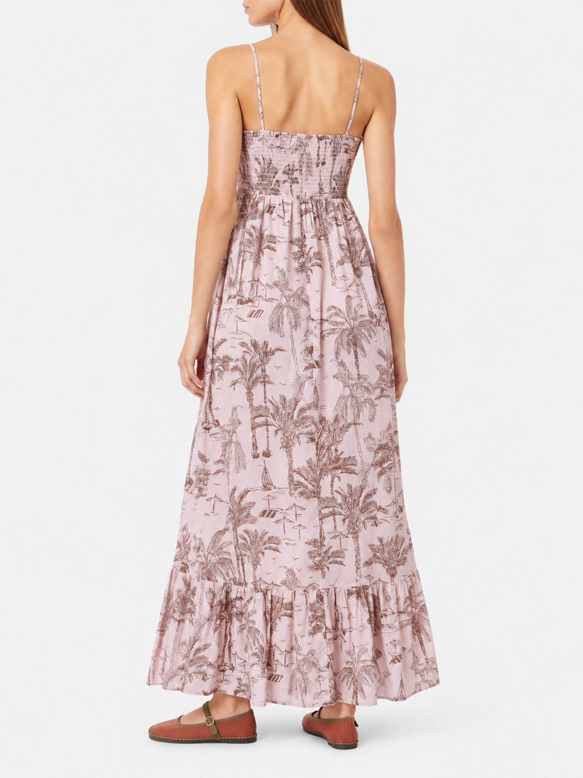 Robe en coton pour femme Jemma avec broderie smockée 