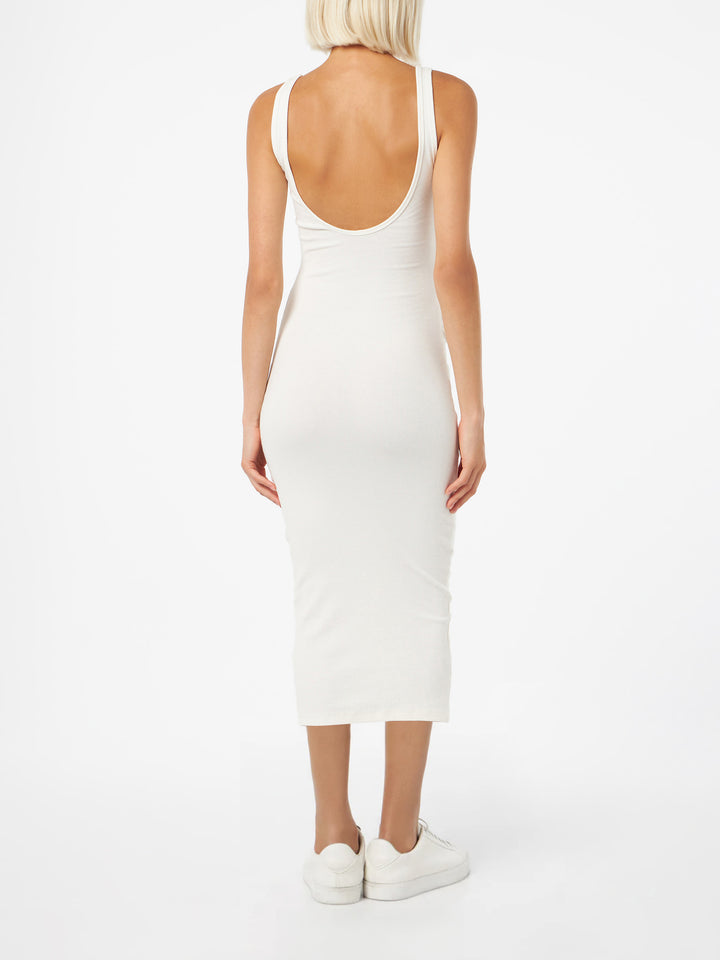Woman ribbed cotton jersey tank dress Jennifer - MC2 Saint Barth
