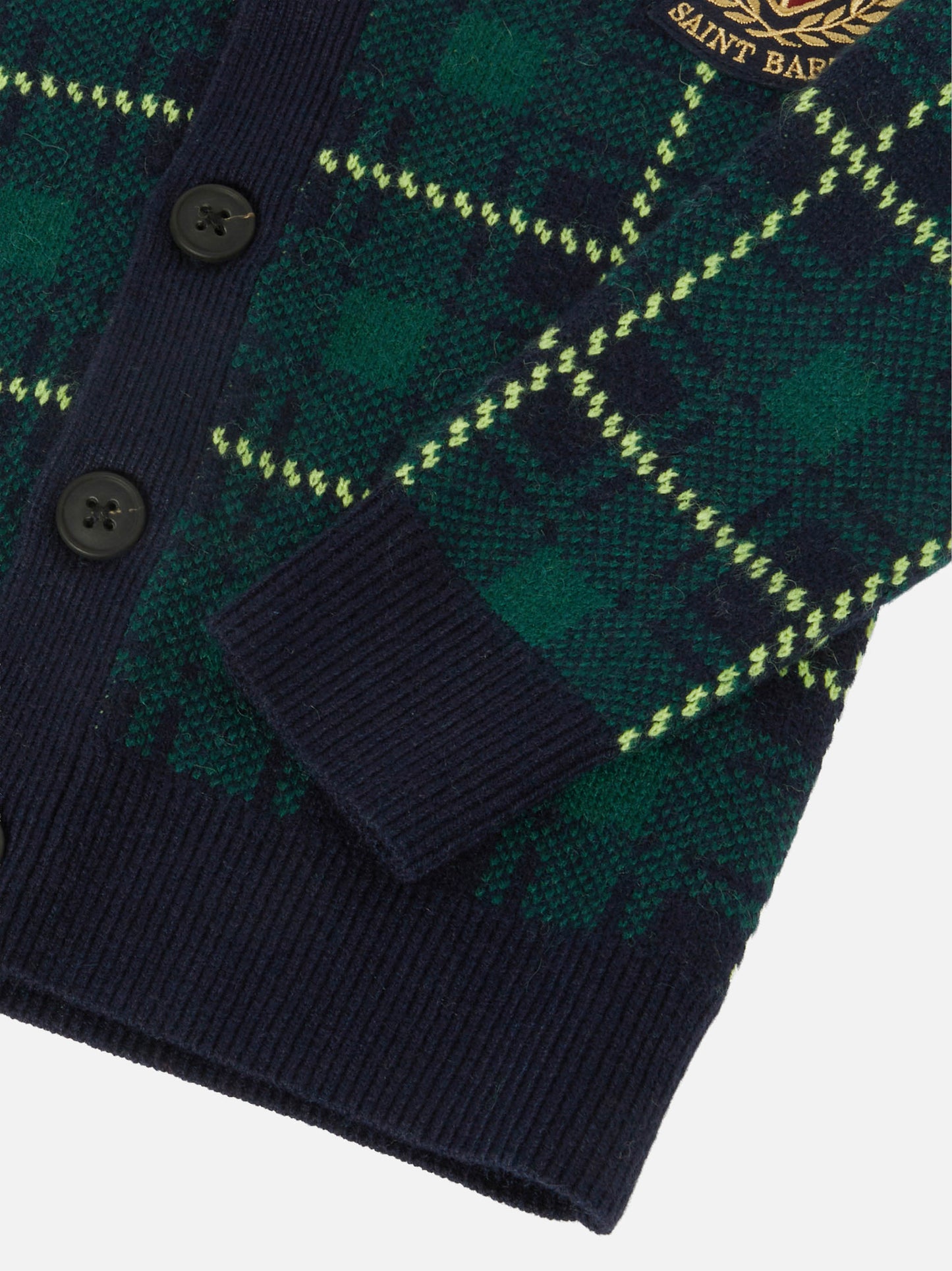 Jungen-Cardigan mit Bandana-Print