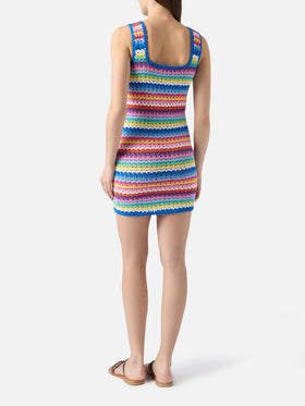 Handmade crochet cotton mini dress Jaisal