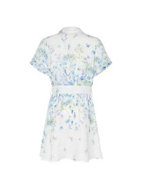 Joseline Leinenkleid mit Blumendruck