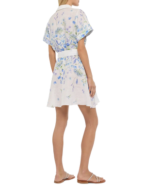 Joseline Leinenkleid mit Blumendruck