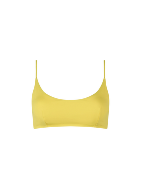 Top a bralette Judy giallo chiaro