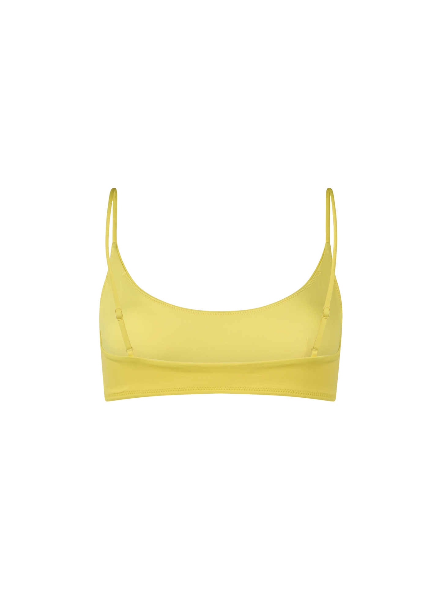 Top a bralette Judy giallo chiaro