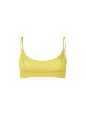 Top a bralette Judy giallo chiaro