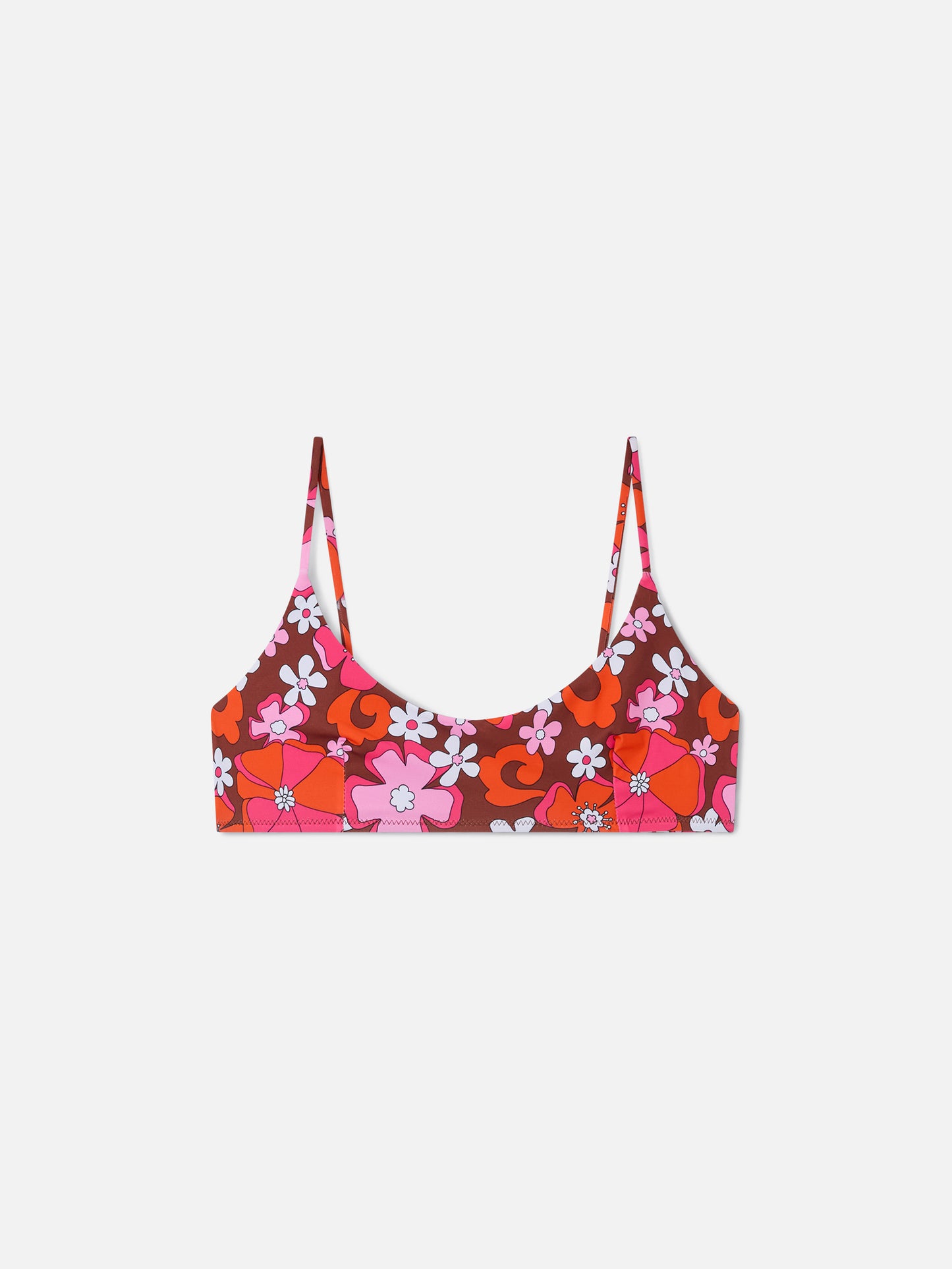 Top bikini Judy bralette con fantasia floreale