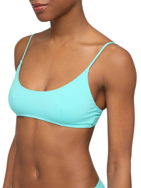 Judy top bralette da spiaggia verde acqua