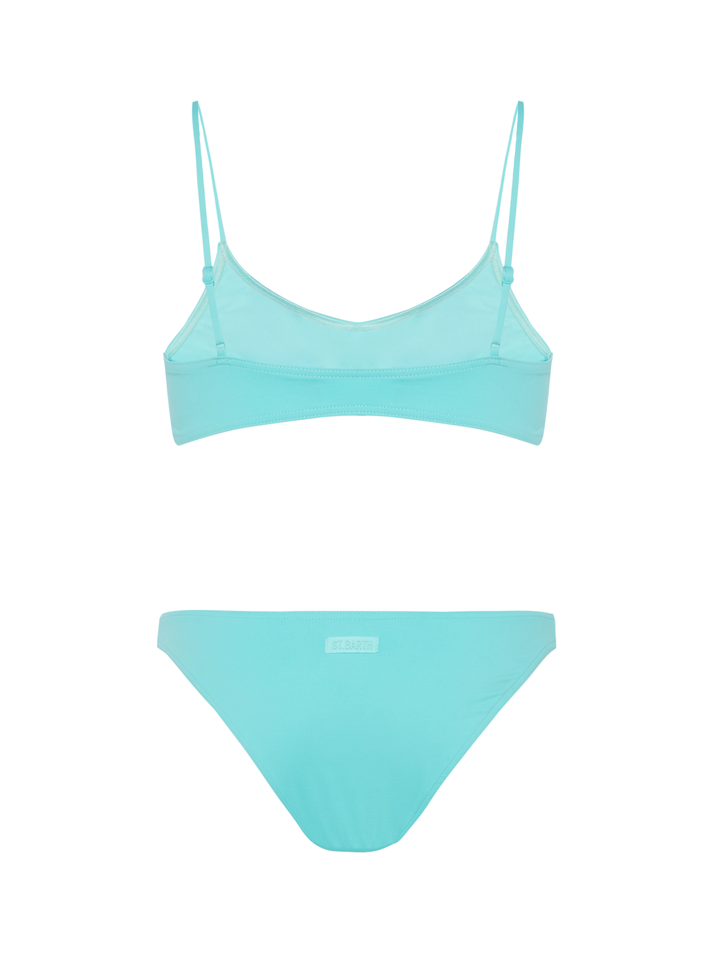 Klassische Badehose Lido in Wassergrün - Strand-Bralette Judy in Wassergrün Judy