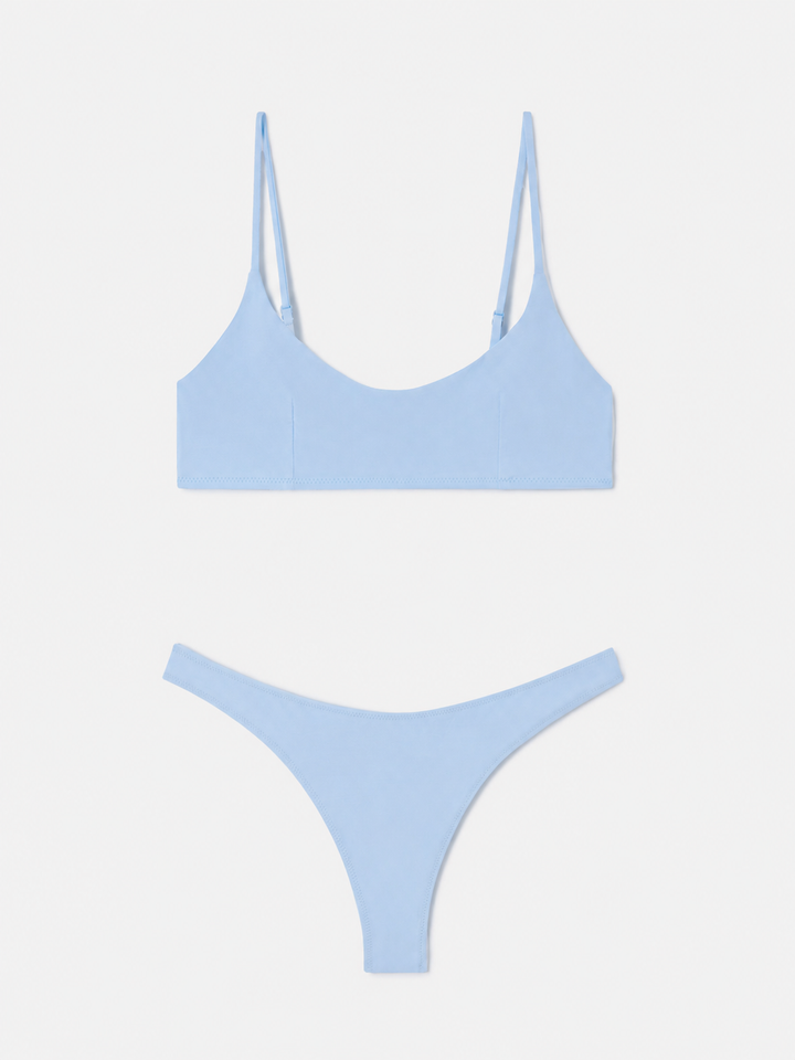 Bikini Judy Naomi bralette azzurro chiaro