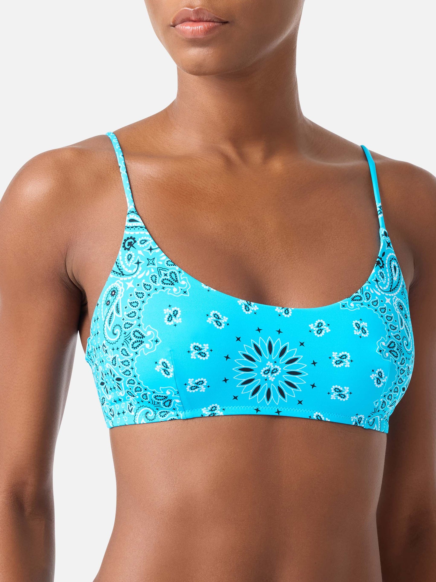 Bikini bralette bandana Judy Marielle azul claro 