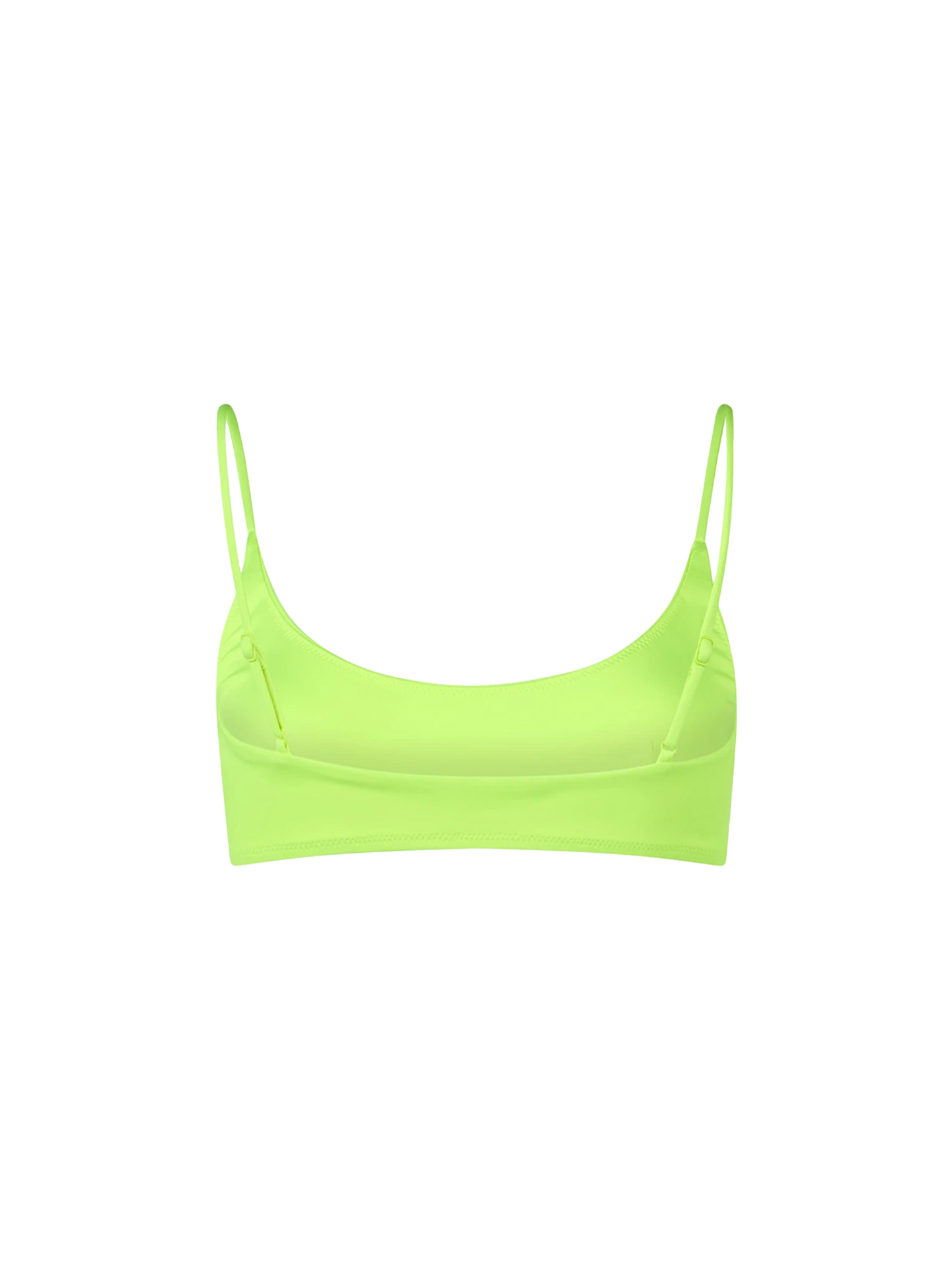 Top a bralette Judy giallo fluo