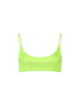 Top a bralette Judy giallo fluo