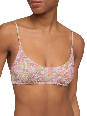 Judy top bralette con stampa Margaret Annie | MADE WITH LIBERTY FABRIC