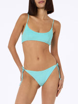 Bikini da donna a bralette verde in spugna Judy Virgo