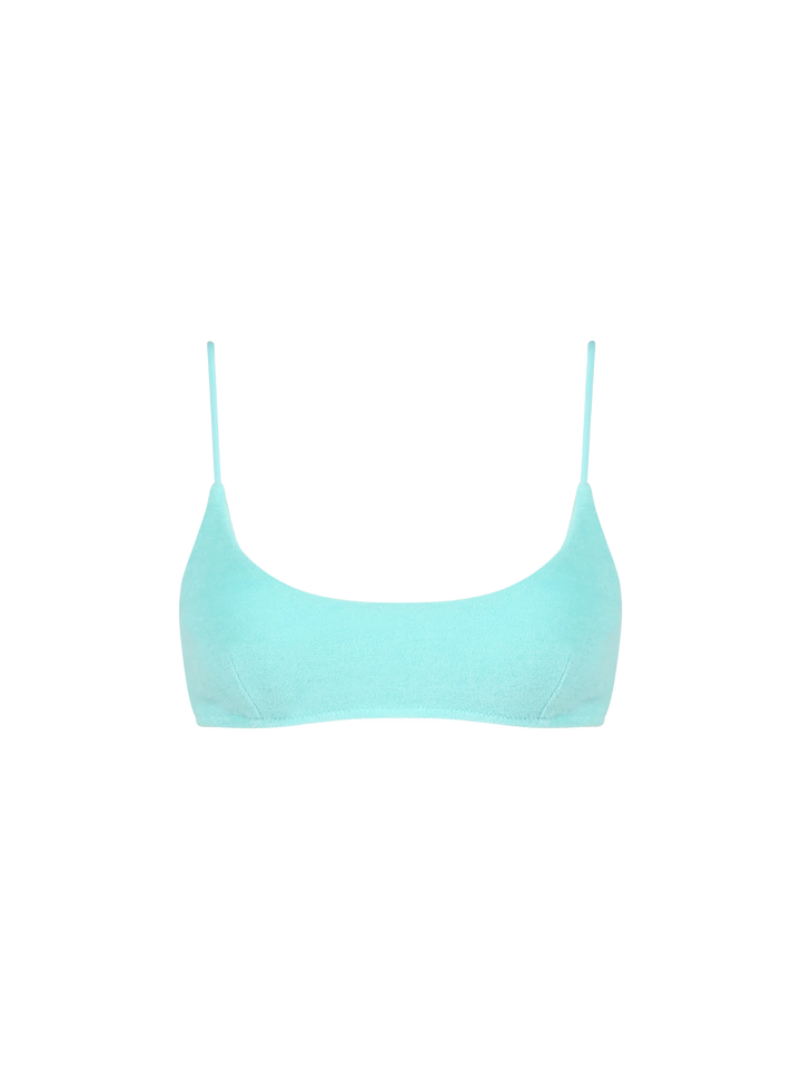 Frottee-Bralette-Strandoberteil für Damen Judy