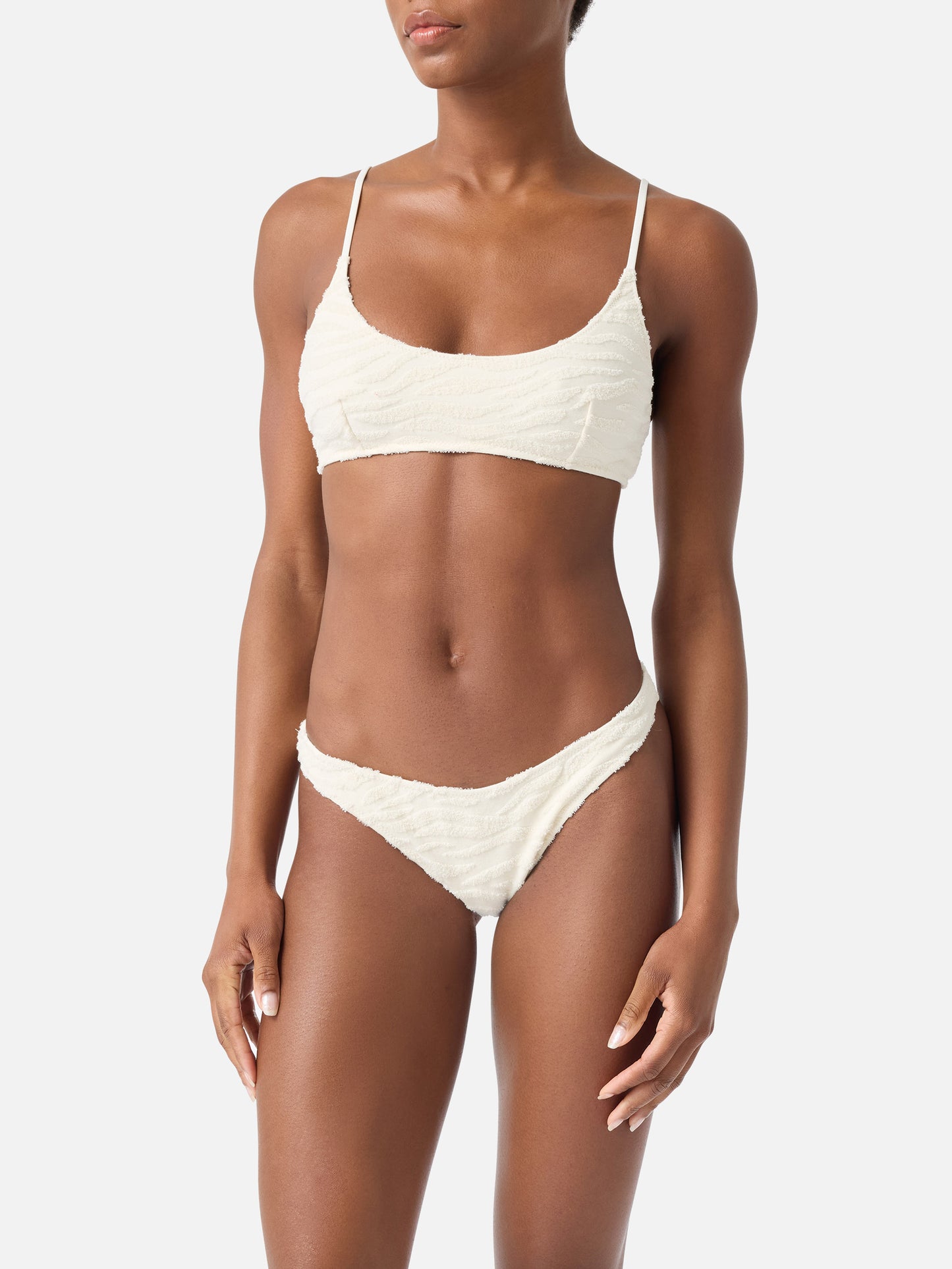 Bikini bralette Judy Naomi en éponge zébrée 