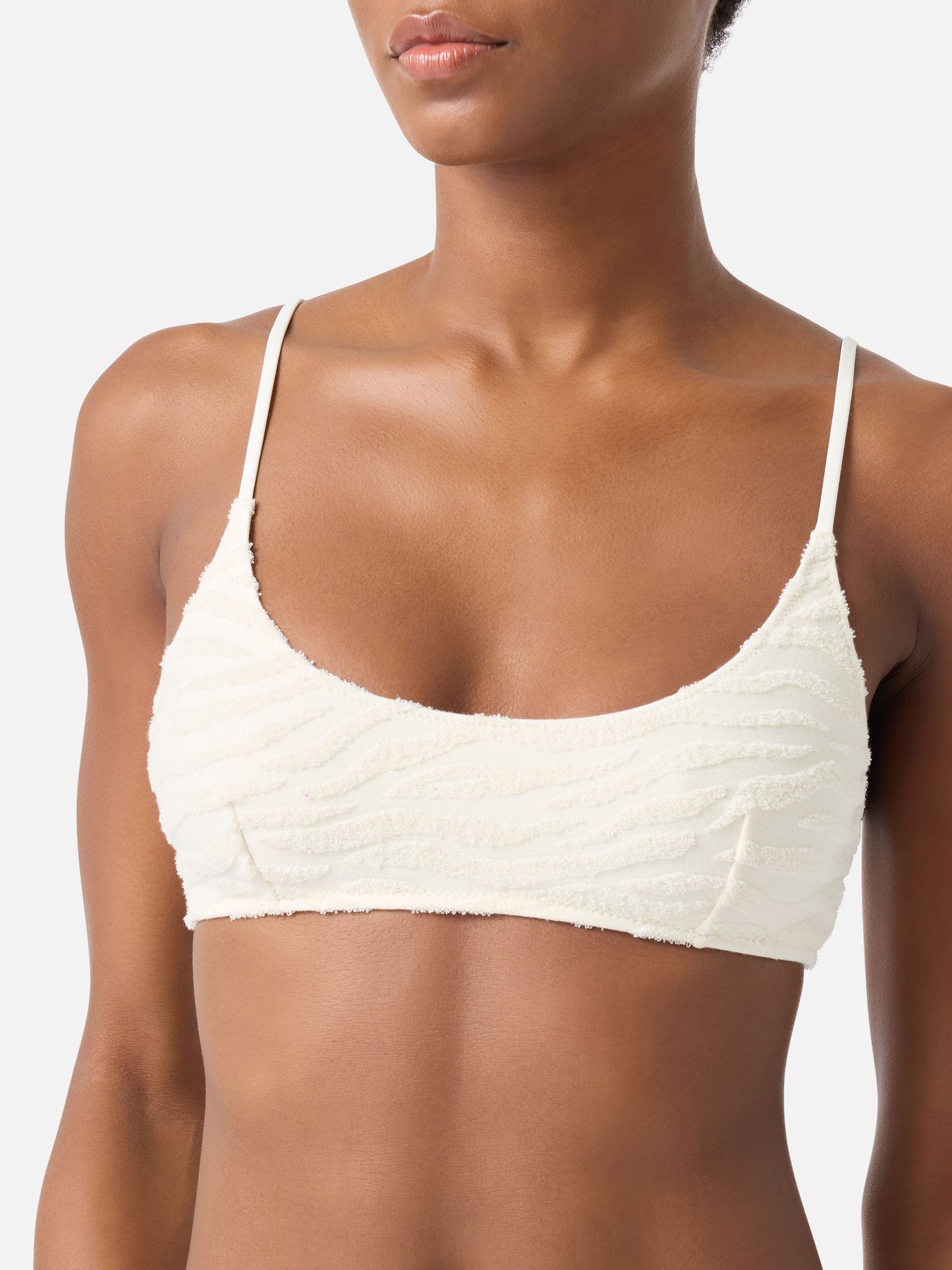 Bikini bralette Judy Naomi en éponge zébrée 