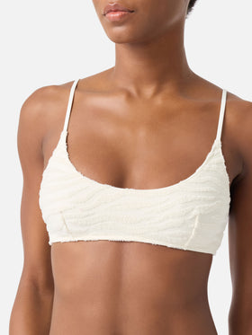 Bikini bralette Judy Naomi en éponge zébrée 
