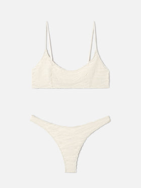 Bikini bralette Judy Naomi en éponge zébrée 