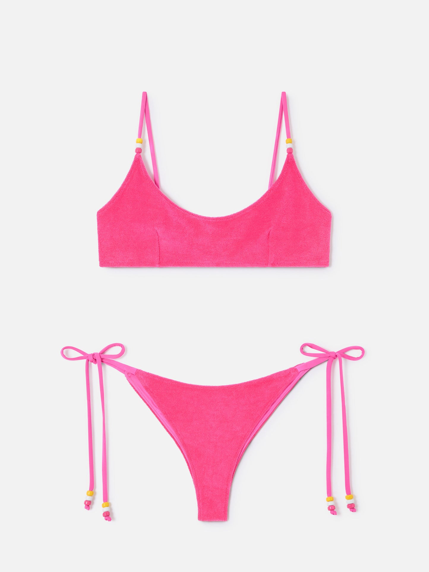 Bikini bralette Judy Marielle de rizo fucsia 