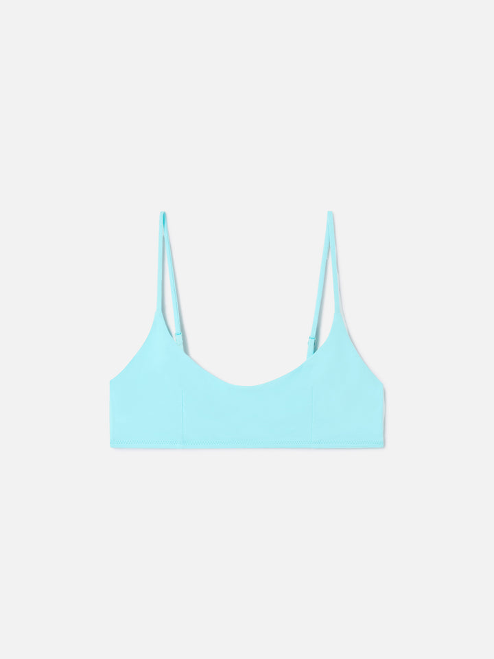 Water green Judy bralette bikini top