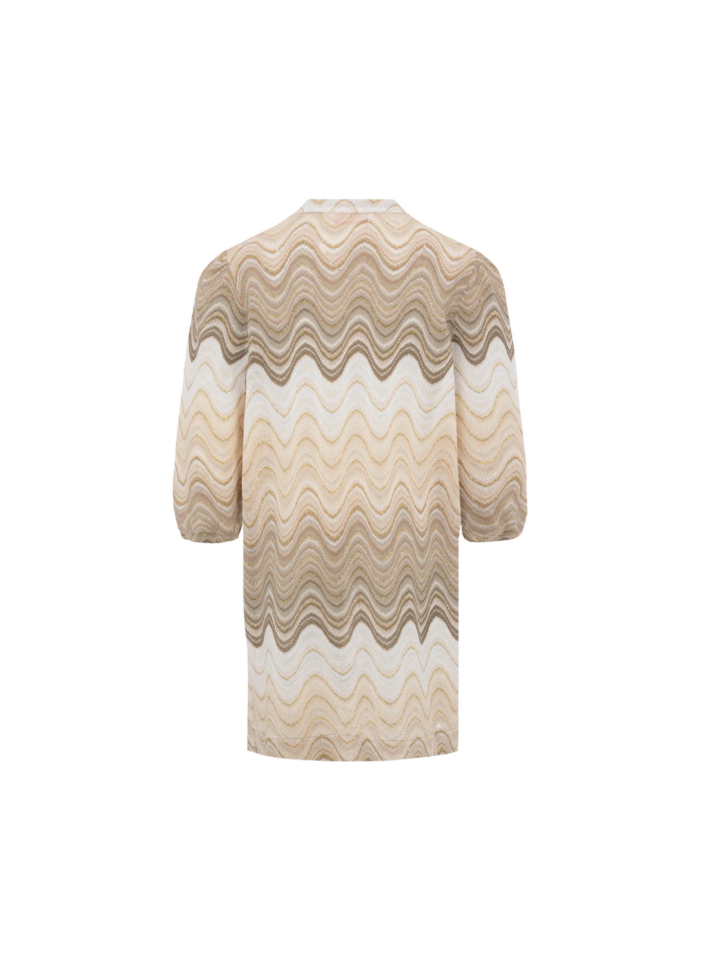 Abito corto in maglia raschel oro Imany Jr
